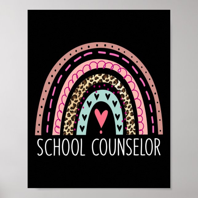 Counsellor Rainbow Counseling Back To School  Poster (Front)