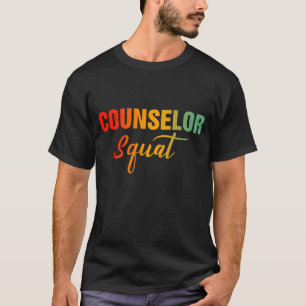 Counsellor Squad Team First Day Of School Counsell T-Shirt