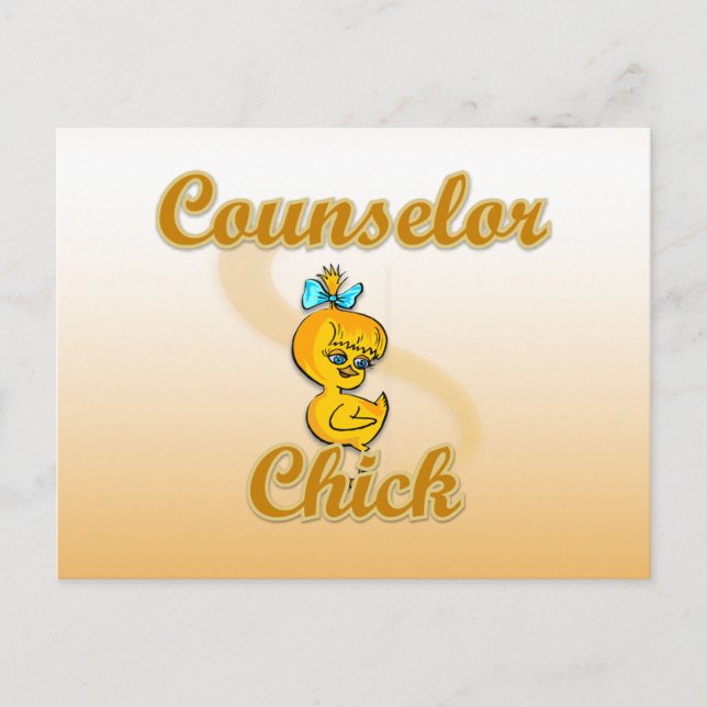 Counselor Chick Postcard (Front)
