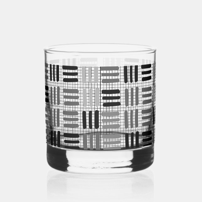 Count 3 Grey Shades Whiskey Glass (Left)