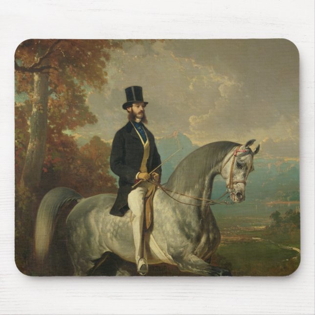 Count Alfred de Montgomery  1850-60 Mouse Pad (Front)