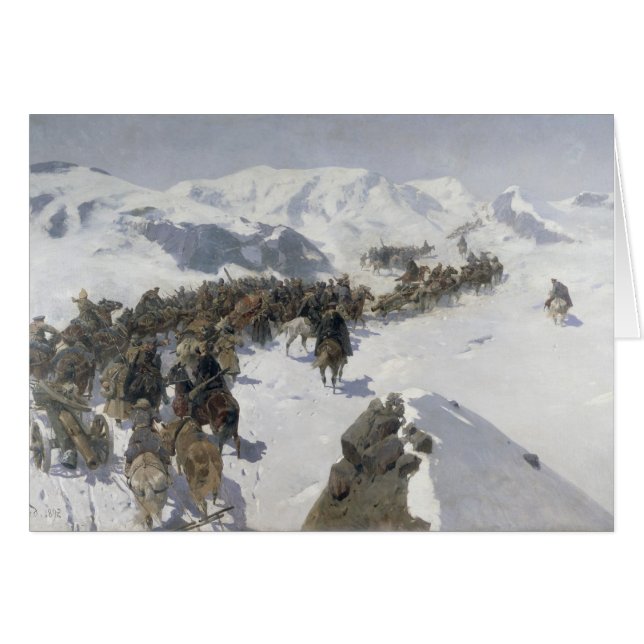 Count Argutinsky crossing the Caucasian Range (Front Horizontal)