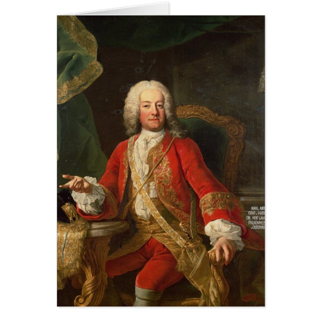 Count Carl Anton von Harrach (Front)