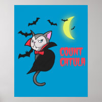 Count Catula Funny Pun Cartoon