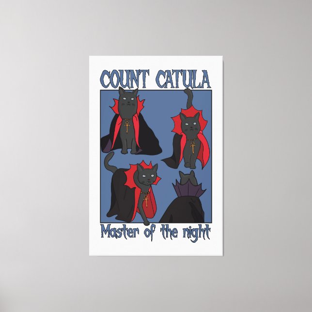 Count Catula Master of the Night Canvas Print (Front)