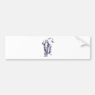 Count Catula Vampire Cat Bumper Sticker