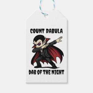 Count Dabula dabs through the night Gift Tags