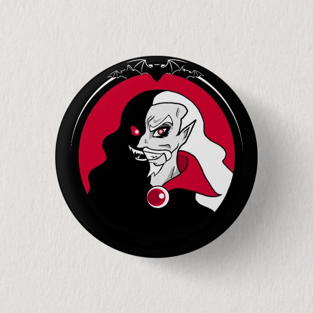 Count Dracula Button (Front)