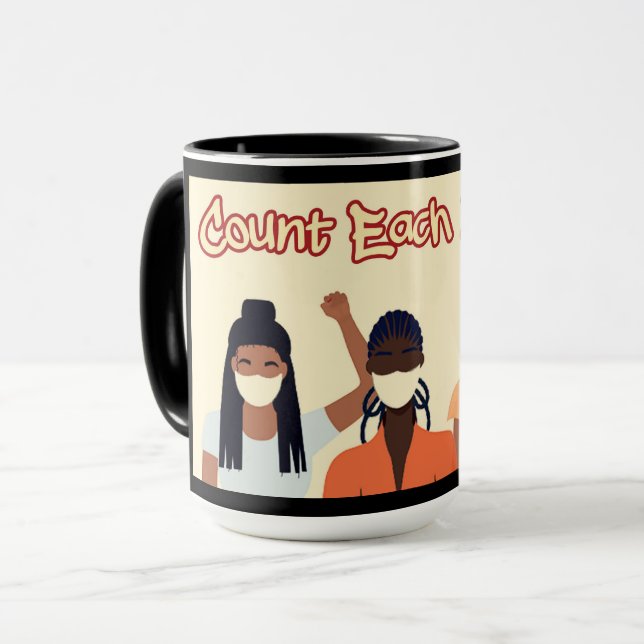 Count Each Breath  Mug (Front Left)