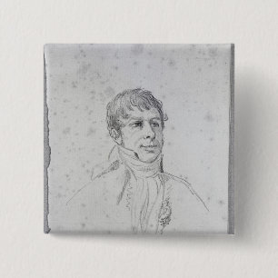 Count Francois Arnail de Jaucourt 2 Inch Square Button