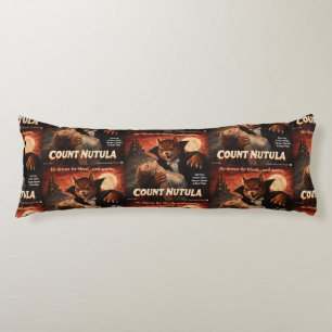 Count Nutula Retro Movie Parody Body Pillow