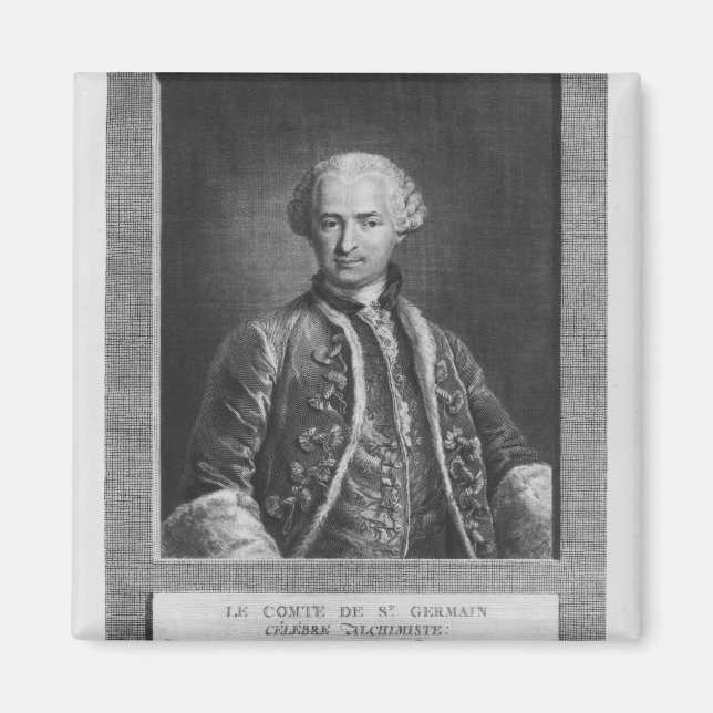 Count of St. Germain, famous alchemist, 1783 Magnet (Front)