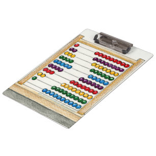 Count on Me design on a Clipboard