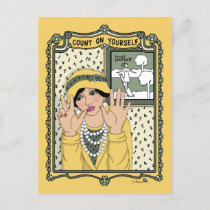 Count On Yourself_C_ Postcard