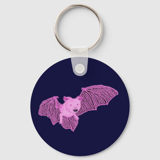 Count Pigula Bat Keychain (Front)