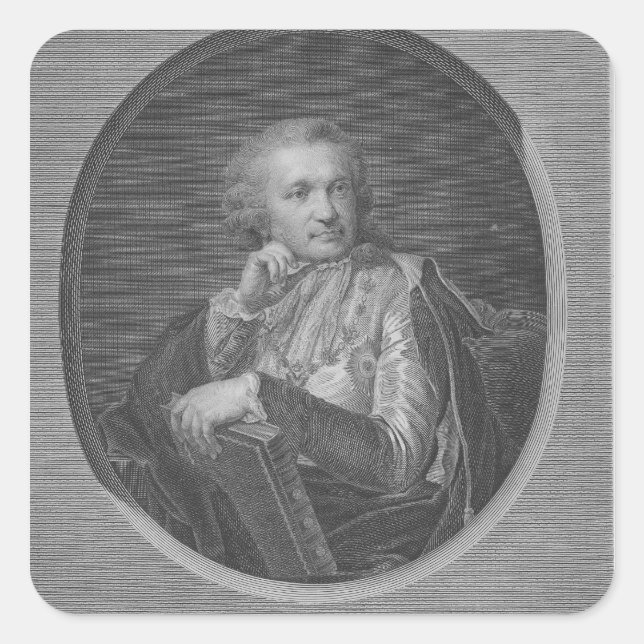 Count Stroganov Square Sticker (Front)