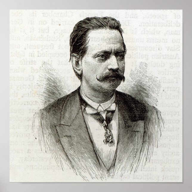 Count Taafe, from 'Leisure Hour', 1891 Poster (Front)
