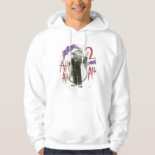 Count von Count B&W Sketch Drawing Hoodie