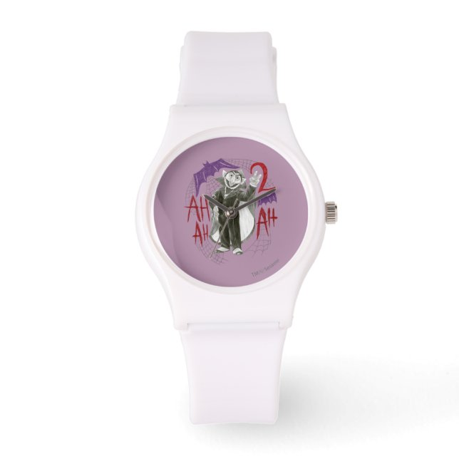 Count von Count B&W Sketch Drawing Watch (Front)