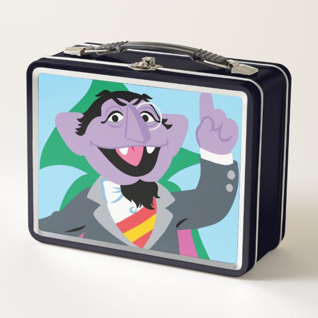 Count von Count Classic Style Metal Lunch Box (Front)