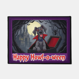Count Weimaraner Happy Howl-o-ween Doormat