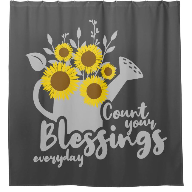 Count Your Blessings Everyday Watering Can  (Front)