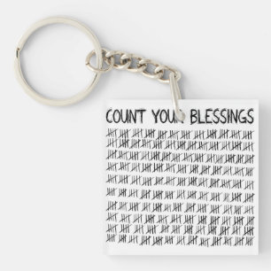 Count Your Blessings Keychain