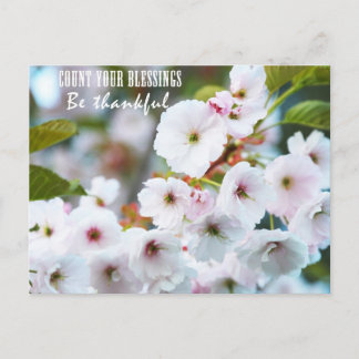 Count your blessings postcard