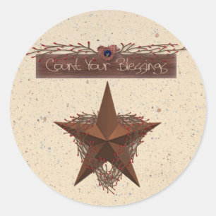 Count Your Blessings Sticker