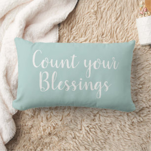 Count Your Blessings Throw Pillow