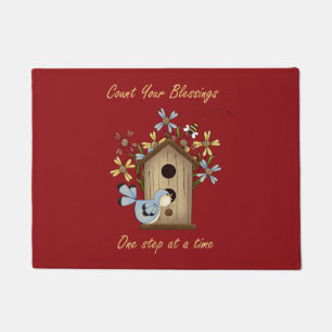 Count Your Blessings Welcome Mat