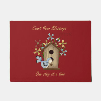 Count Your Blessings Welcome Mat