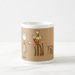 Count your garden by the flowers coffee mug<br><div class="desc">Count your garden by the flowers cute cartoon man enjoys the moment in a garden best wishes for happiness  poem on a happy mug</div>