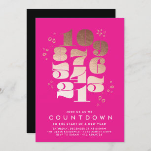 Countdown - New Years Eve Party Invitation