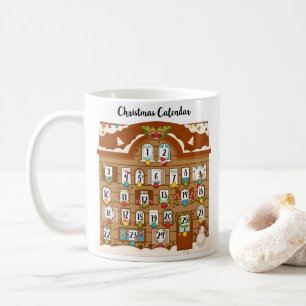 Countdown To Christmas Advent Calendar Coffee Mug