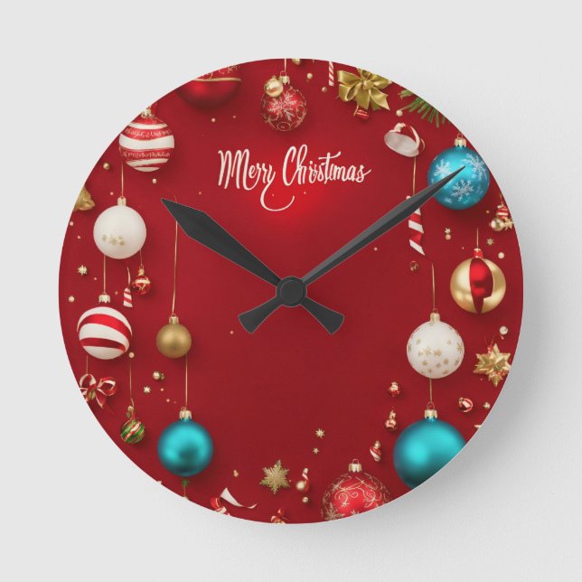 Countdown to Christmas: Festive Wall Clock  (Front)