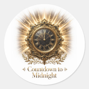 Countdown to Midnight Sticker