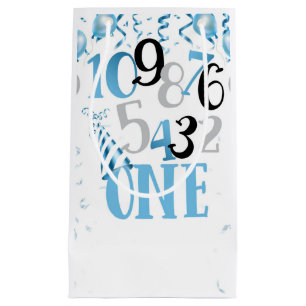 Countdown to One Birthday Small Gift Bag