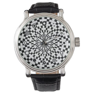 Counter Spirals (Binary Face) by Kenneth Yoncich Watch