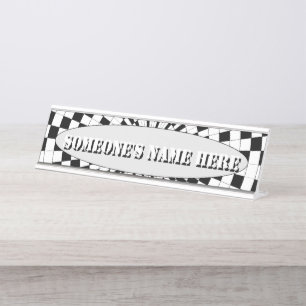 Counter Spirals by Kenneth Yoncich Desk Name Plate