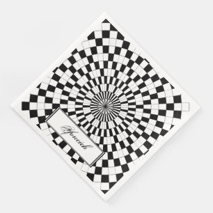 Counter Spirals by Kenneth Yoncich Napkin