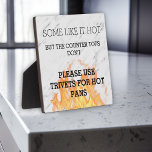 Counter top Some like it hot STR rentals Trivet Plaque<br><div class="desc">This design may be personalized in the area provided by changing the photo and/or text. Or it can be customized by clicking Personalize this Template and then choosing the click to customize further option and delete or change the colour of the background, add text, change the text colour or style,...</div>
