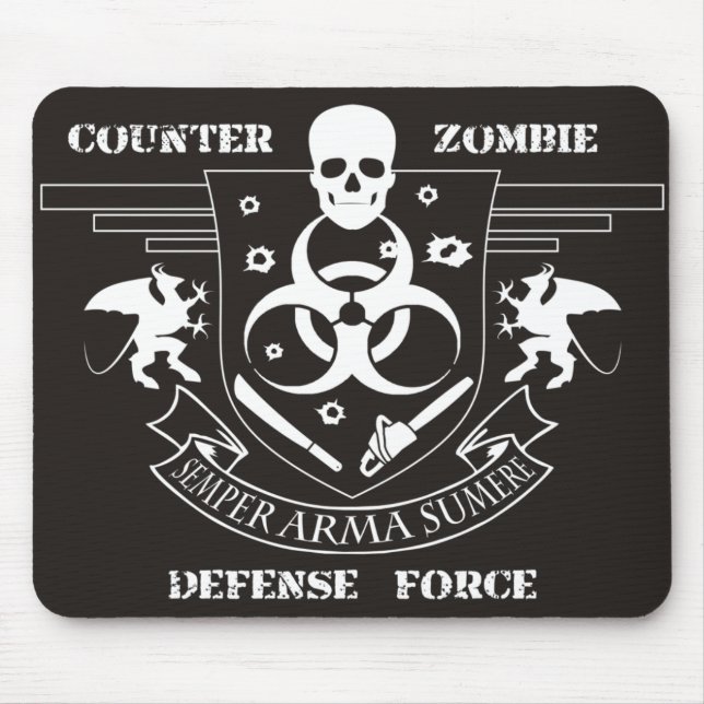 Counter Zombie Defence Force Mouse Pad (Front)
