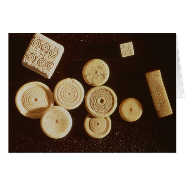 Counters and dice, Gallo-Roman (Front Horizontal)