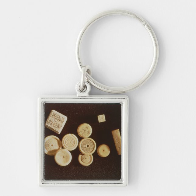 Counters and dice, Gallo-Roman Keychain (Front)