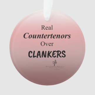 Countertenors Over Clankers Rose Anti-AI Slop Ornament