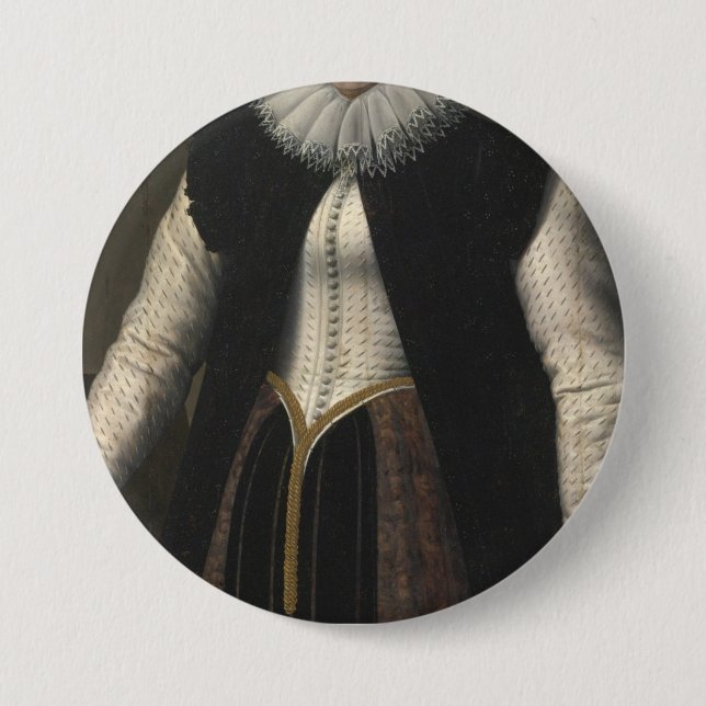 Countess Elizabeth Bathory 3 Inch Round Button (Front)