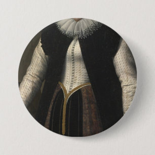 Countess Elizabeth Bathory 3 Inch Round Button