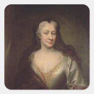 Countess Fuchs, Governess of Maria Theresa Square Sticker