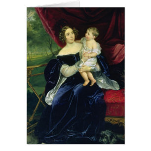 Countess Olga Ivanovna Orlov with her daughter